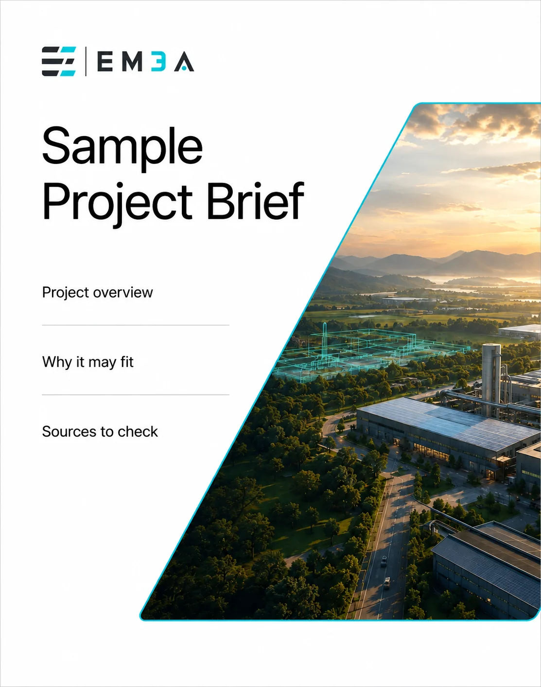 Sample Project Brief cover